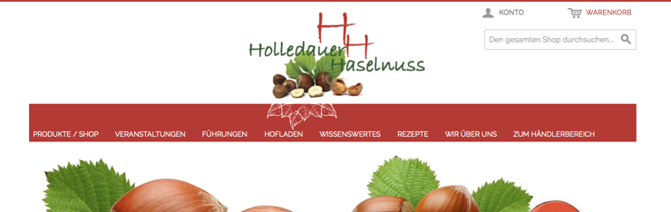 Holledauer Haselnuss startet den Direktvertrieb mit Magento